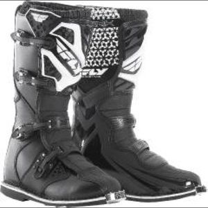 Fly racing boots, gently used, men’s 8.5
